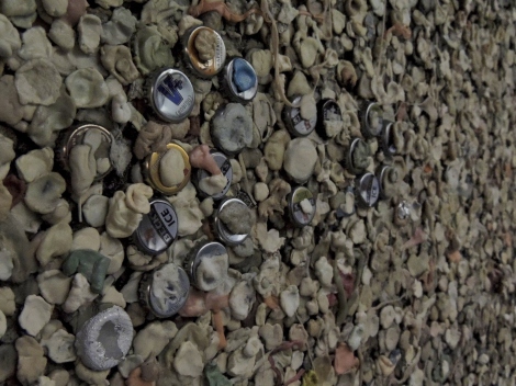 Berlin Wall - Chewing Gum and Bottletops
